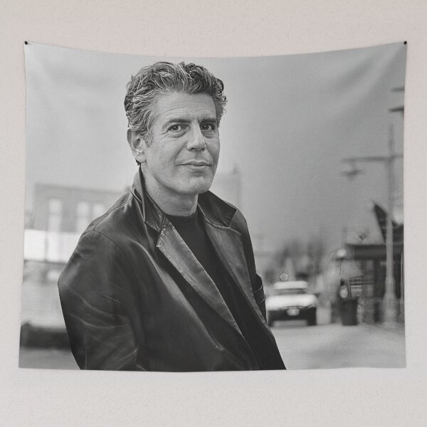Item preview, Anthony Bourdain BW designed and sold by pixelartshop4r.