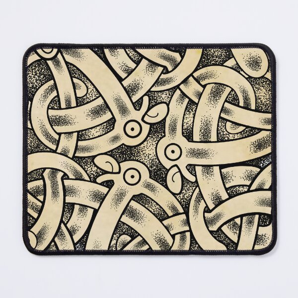 Item preview, Borre knotwork-viking zoomorphic tattoo design designed and sold by RitualShop.