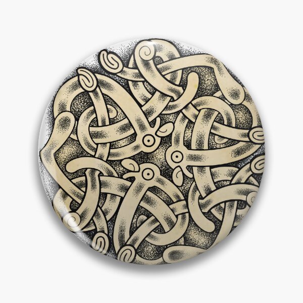 Item preview, Borre knotwork-viking zoomorphic tattoo design designed and sold by RitualShop.