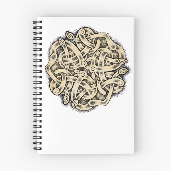 Item preview, Borre knotwork-viking zoomorphic tattoo design designed and sold by RitualShop.