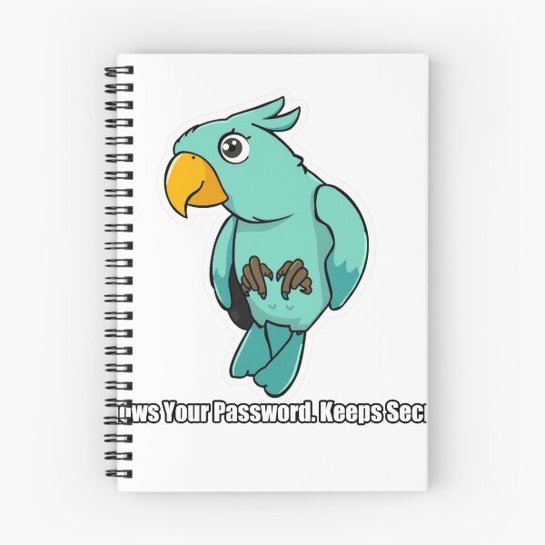 Item preview, Parrot - Knows Your Password Keeps Secret - Funny Parrot Gift designed and sold by pawdrops.