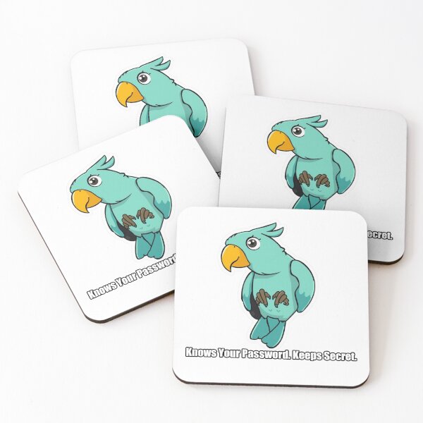 Item preview, Parrot - Knows Your Password Keeps Secret - Funny Parrot Gift designed and sold by pawdrops.
