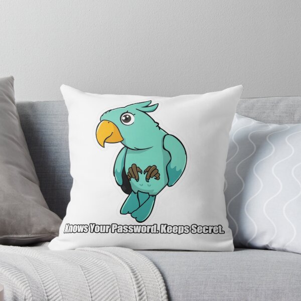 Item preview, Parrot - Knows Your Password Keeps Secret - Funny Parrot Gift designed and sold by pawdrops.