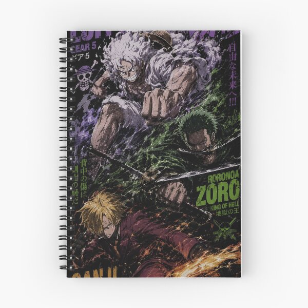 Item preview, Legendary Pirate Trio | White-Haired Hero, Three Sword Warrior & Flame Kick Fighter | Anime Manga Art designed and sold by Dyan4.