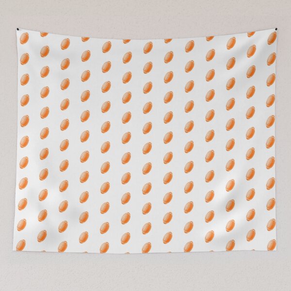 Item preview, Vintage Orange American Football Line Art designed and sold by pattern-archive.
