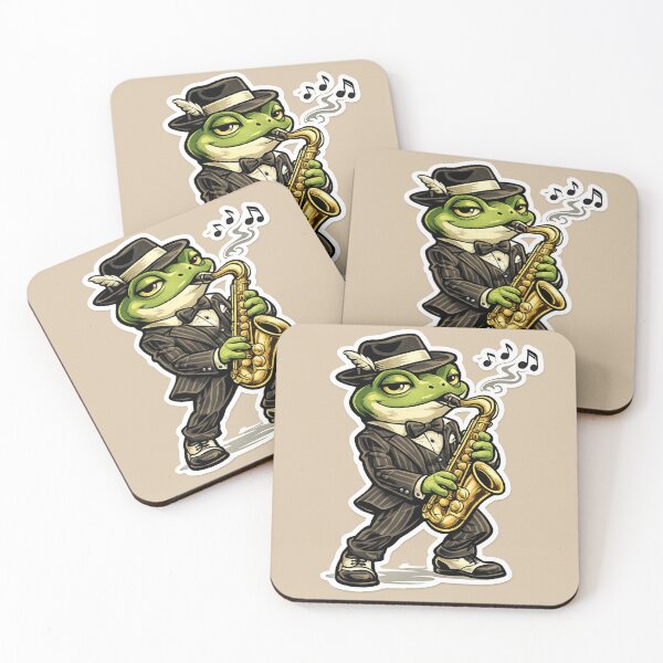 Item preview, Smooth Jazz Frog designed and sold by Safe Haven Pets.