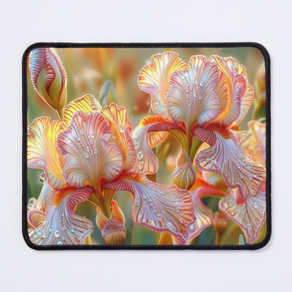 Item preview, Iris Flowers with Rain Drops designed and sold by MargaretWiktor.