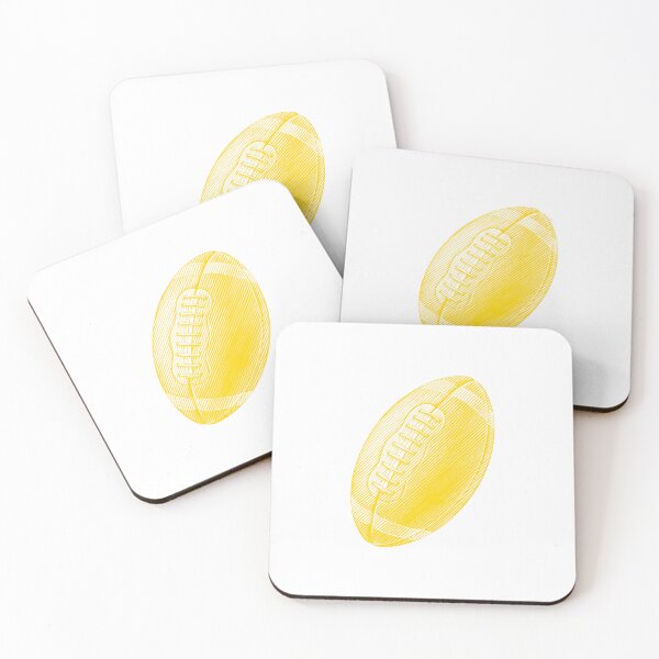 Item preview, Vintage Gold American Football Line Art designed and sold by pattern-archive.