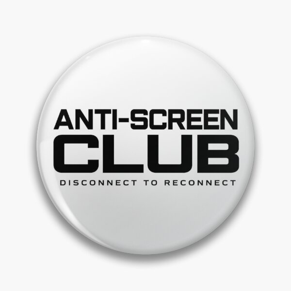 Item preview, Anti-Screen Club Disconnect to Reconnect Minimalist Manifesto for Light Products designed and sold by Anyshca.
