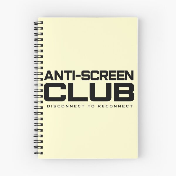Item preview, Anti-Screen Club Disconnect to Reconnect Minimalist Manifesto for Light Products designed and sold by Anyshca.