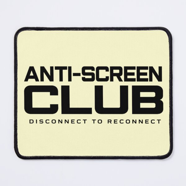 Item preview, Anti-Screen Club Disconnect to Reconnect Minimalist Manifesto for Light Products designed and sold by Anyshca.