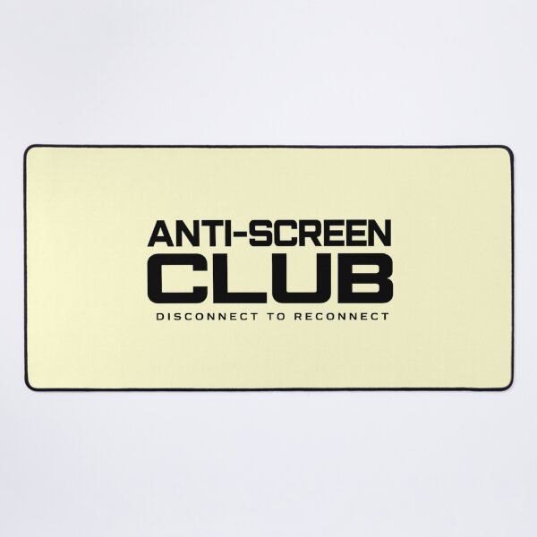 Item preview, Anti-Screen Club Disconnect to Reconnect Minimalist Manifesto for Light Products designed and sold by Anyshca.