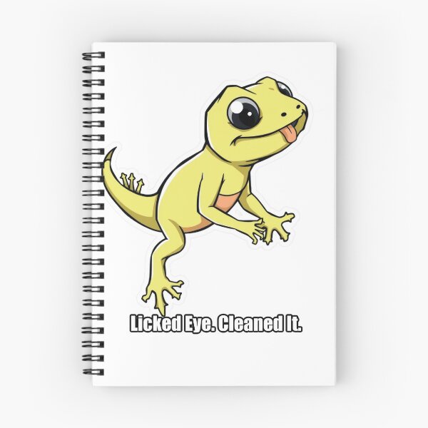 Item preview, Gecko - Licked Eye Cleaned It - Funny Gecko Gift designed and sold by pawdrops.