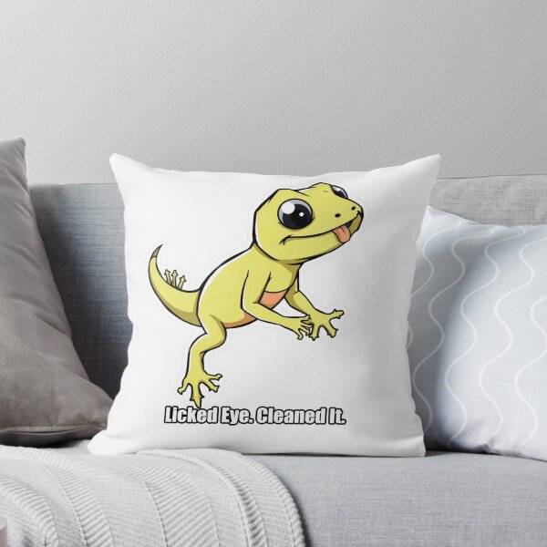 Item preview, Gecko - Licked Eye Cleaned It - Funny Gecko Gift designed and sold by pawdrops.