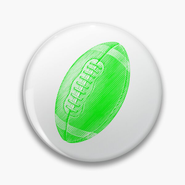 Item preview, Vintage Lime American Football Line Art designed and sold by pattern-archive.