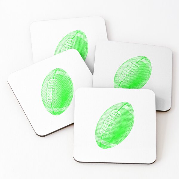Item preview, Vintage Lime American Football Line Art designed and sold by pattern-archive.