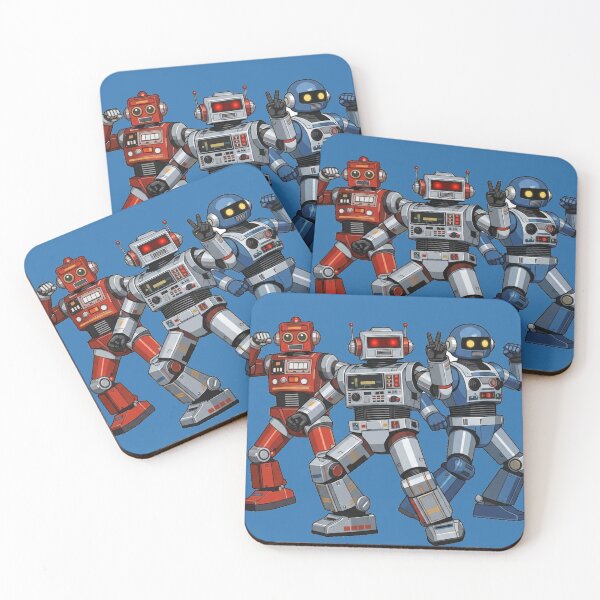 Item preview, Retro Robot Trio Dance Crew designed and sold by LegendQuarter.