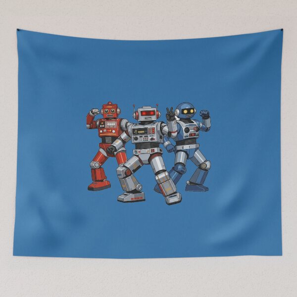 Item preview, Retro Robot Trio Dance Crew designed and sold by LegendQuarter.