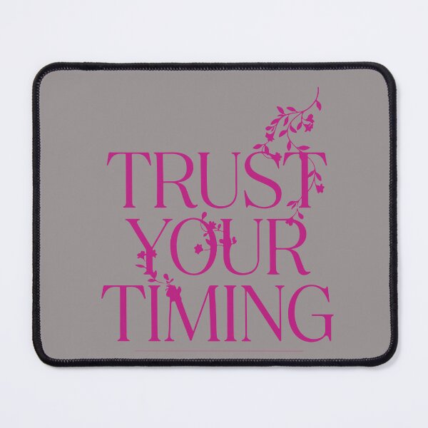 Item preview, Trust Your Timing – Inspirational Growth Mindset Typography Design designed and sold by Amsafjol.