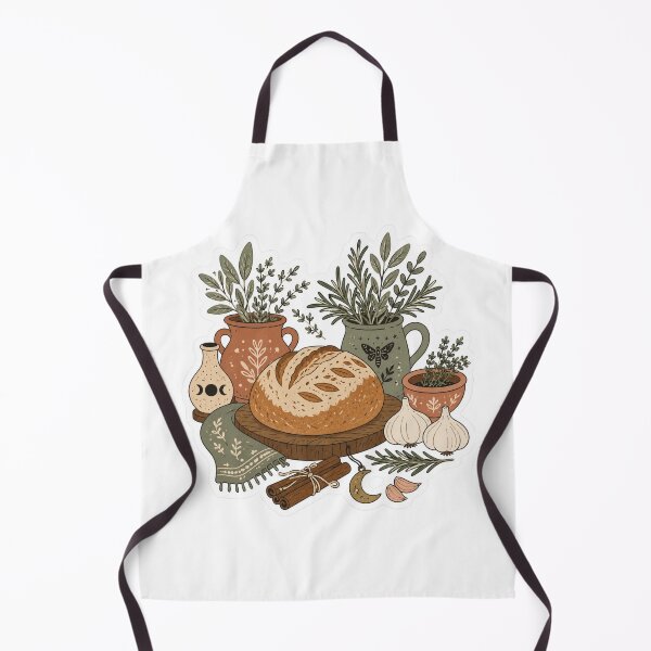 Item preview, Kitchen Witch Sourdough Bread with Herbs and Magical Botanicals designed and sold by TSshirtShoppe.