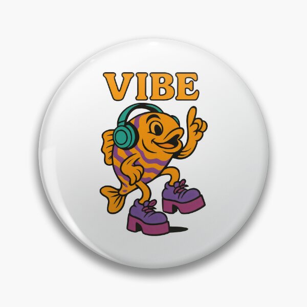 Item preview, Retro Vibe Fish Dancing with Headphones – Groovy 70s Music Design designed and sold by MyHappyArtShop.