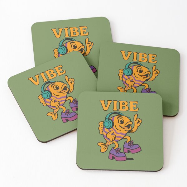 Item preview, Retro Vibe Fish Dancing with Headphones – Groovy 70s Music Design designed and sold by MyHappyArtShop.