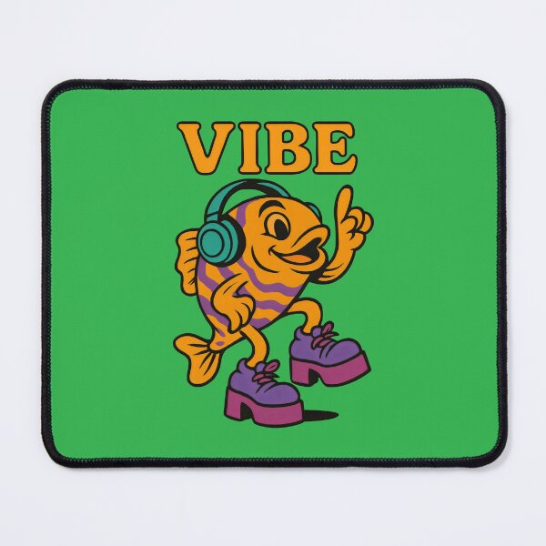 Item preview, Retro Vibe Fish Dancing with Headphones – Groovy 70s Music Design designed and sold by MyHappyArtShop.