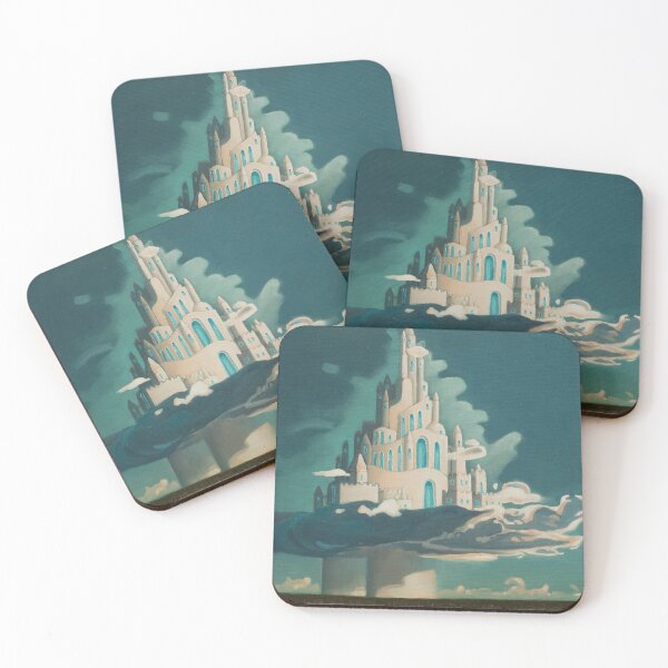 Item preview, Castle on cloud fantasy oil painting designed and sold by Yue Zeng Art Studio.