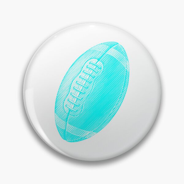 Item preview, Vintage Cyan American Football Line Art designed and sold by pattern-archive.