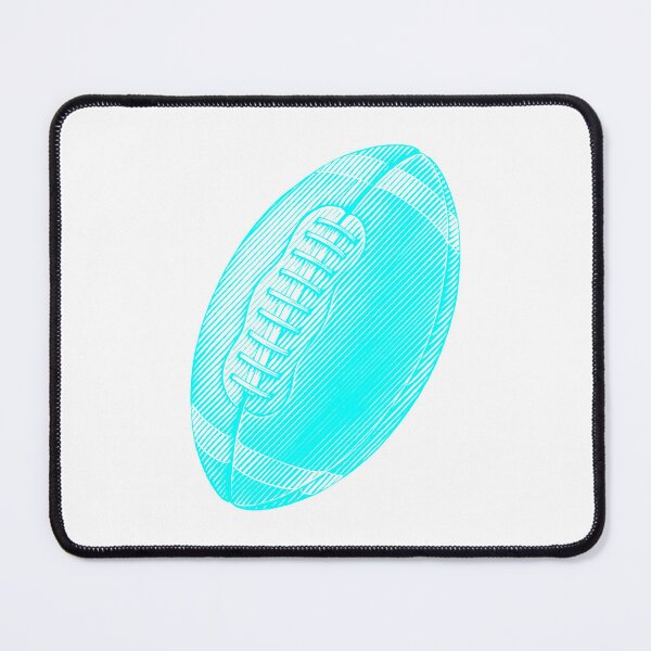 Item preview, Vintage Cyan American Football Line Art designed and sold by pattern-archive.