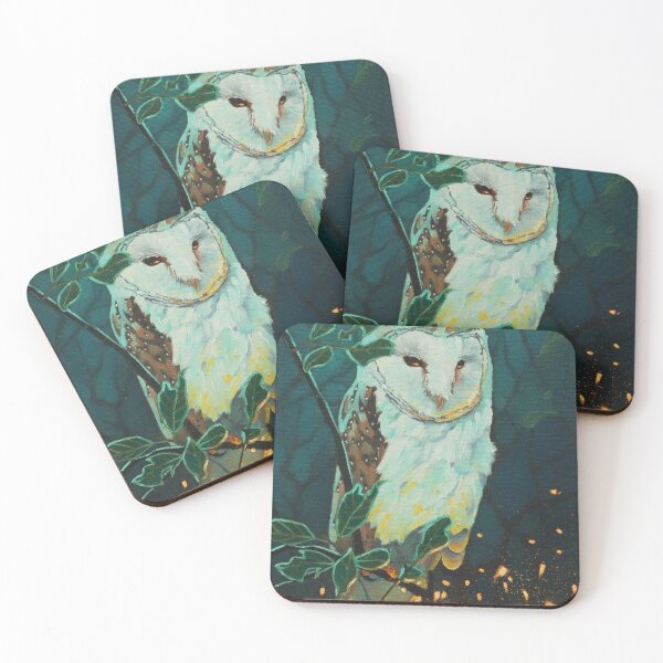 Item preview, Nightly owl something is burning designed and sold by Yue Zeng Art Studio.