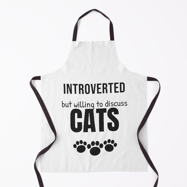 Item preview, Introverted but Willing to Discuss Cats - Gift designed and sold by RankShift.
