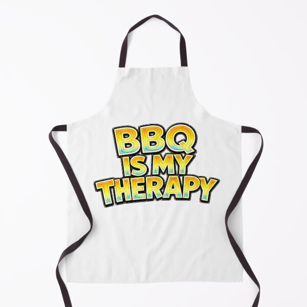 Item preview, BBQ Is My Therapy – Hand Drawn Childlike Typography designed and sold by Mac Sketches.