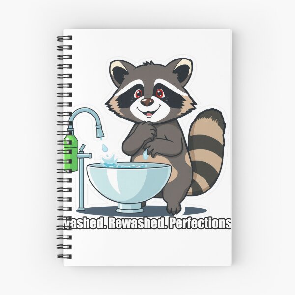 Item preview, Raccoon - Washed Rewashed Perfectionist - Funny Raccoon Gift designed and sold by pawdrops.