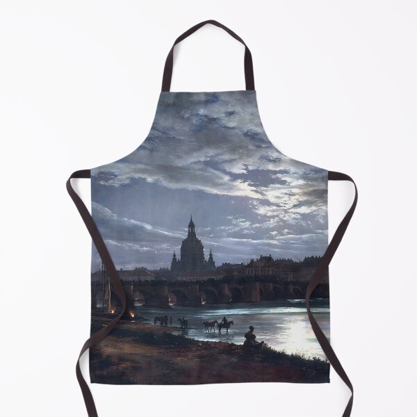 Item preview, View of Dresden by Moonlight - Johan Christian Dahl designed and sold by Jon-Baran.