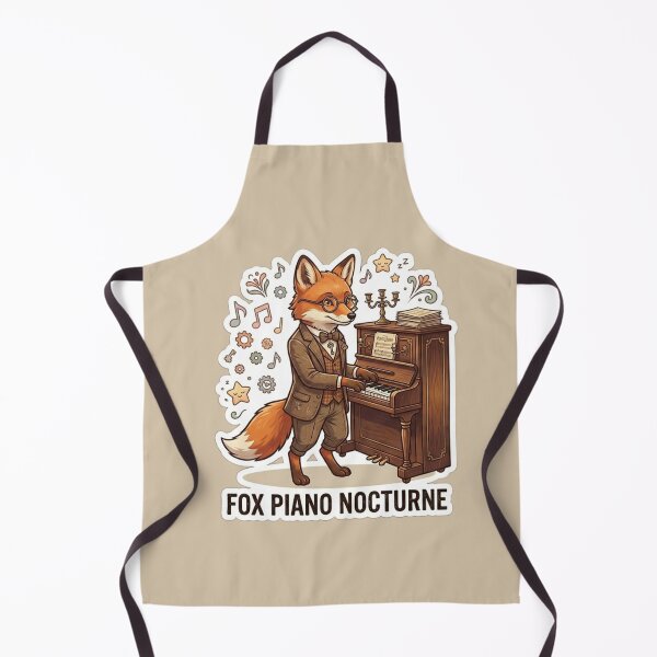 Item preview, Fox Piano Nocturne designed and sold by Safe Haven Pets.
