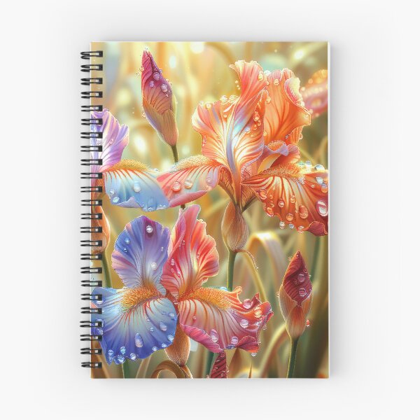Item preview, Iris Flowers Field with Rain Drops designed and sold by MargaretWiktor.