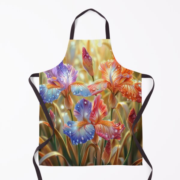 Item preview, Iris Flowers Field with Rain Drops designed and sold by MargaretWiktor.