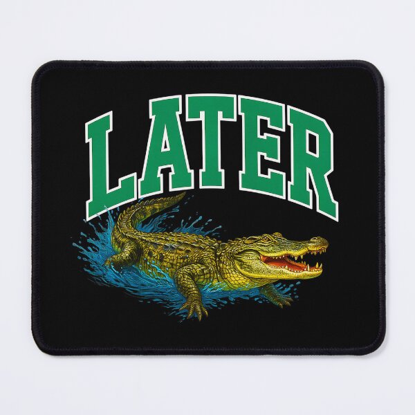 Item preview, Later Gator – Funny Alligator Retro Typography Design designed and sold by Exodoi.