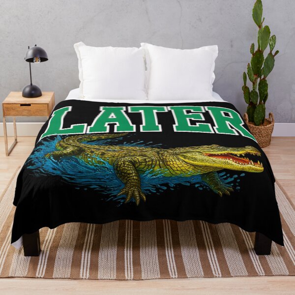 Item preview, Later Gator – Funny Alligator Retro Typography Design designed and sold by Exodoi.