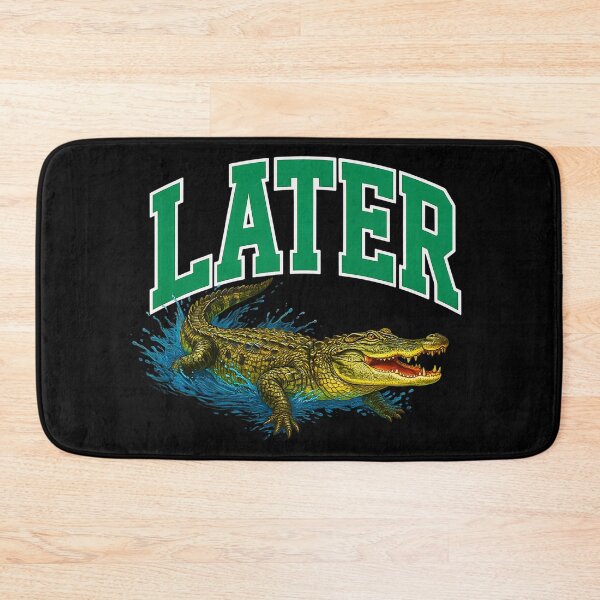 Item preview, Later Gator – Funny Alligator Retro Typography Design designed and sold by Exodoi.