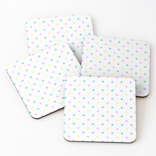 Item preview, Party Polka Dots on White eat designed and sold by Sharon Schwalbe.