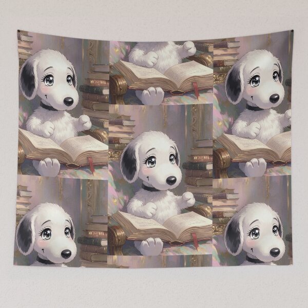 Item preview, Snoopy reading designed and sold by Tanya Zevallos.
