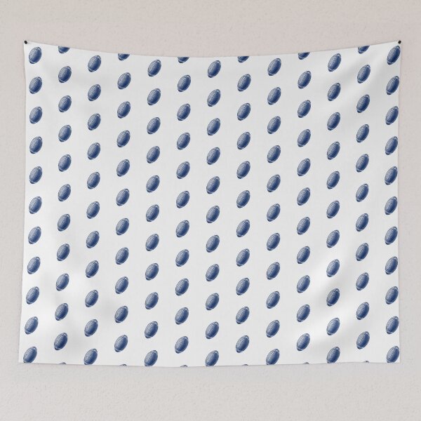 Item preview, Vintage Navy Blue American Football Line Art designed and sold by pattern-archive.
