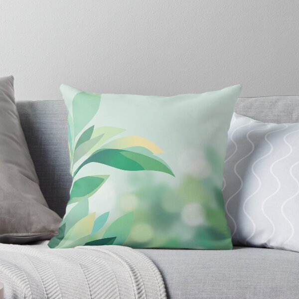Item preview, Fresh Green Leaves and Soft Bokeh designed and sold by Neural Dream.