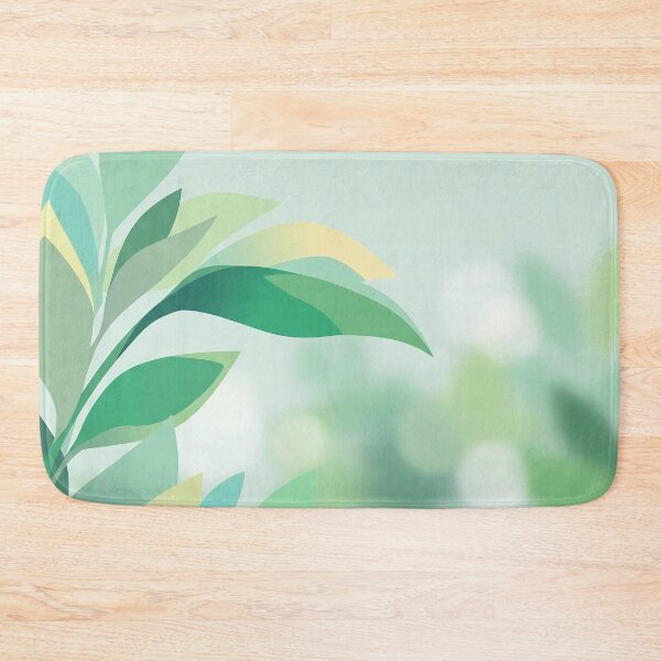 Item preview, Fresh Green Leaves and Soft Bokeh designed and sold by Neural Dream.