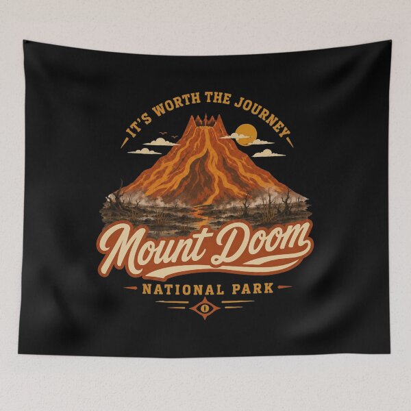 Item preview, LOTR, Mount Doom National Park designed and sold by ShipeyRico.