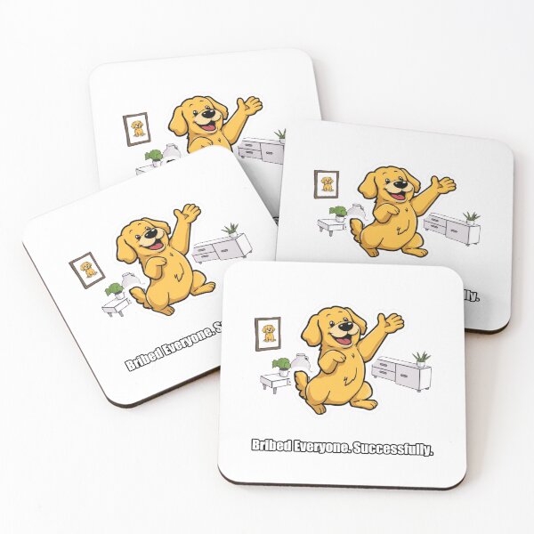 Item preview, Golden Retriever - Bribed Everyone Successfully - Funny Dog Gift designed and sold by pawdrops.