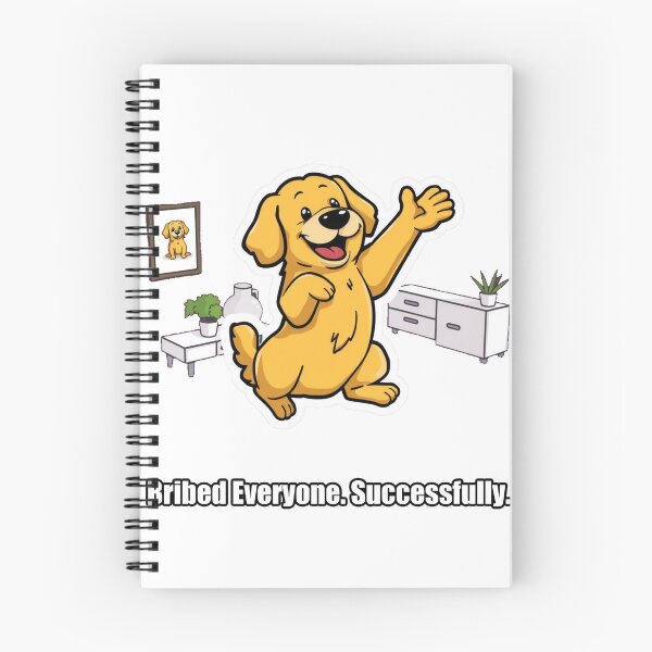 Item preview, Golden Retriever - Bribed Everyone Successfully - Funny Dog Gift designed and sold by pawdrops.