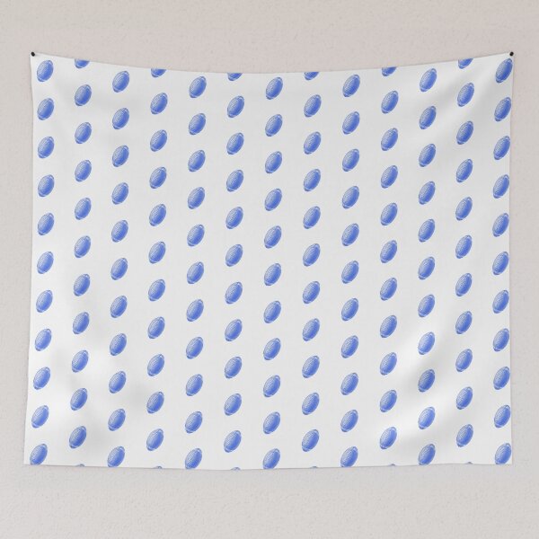 Item preview, Vintage Royal Blue American Football Line Art designed and sold by pattern-archive.